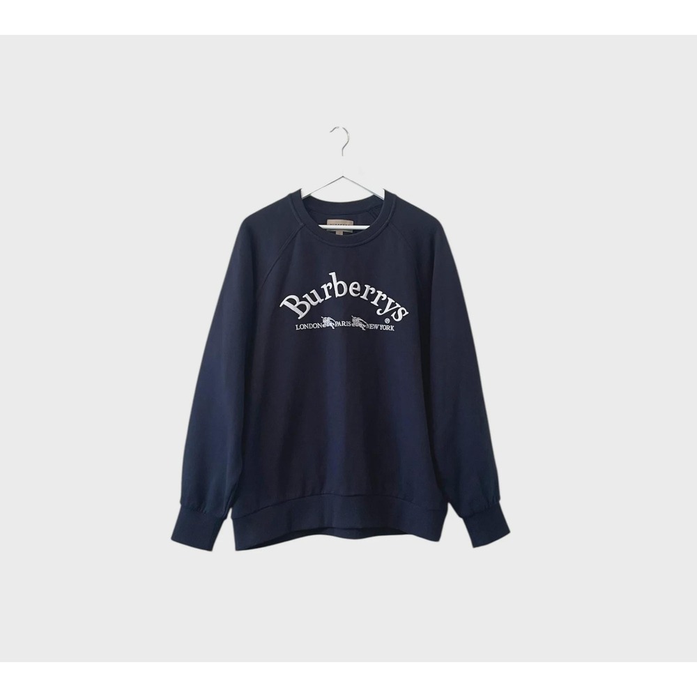 Burberry graphic print crew neck pullover sweater